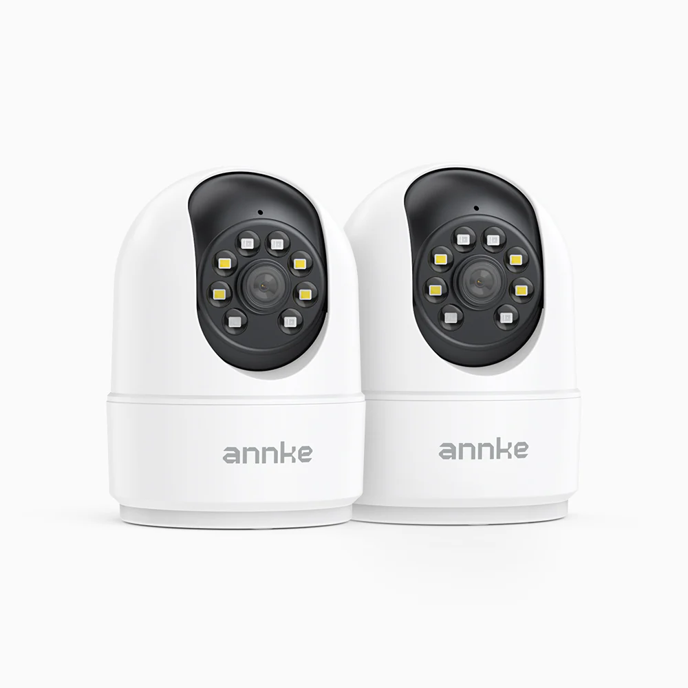 2-Pack 2MP Wireless WiFi Security Camera, 1920*1080 Resolution, Smart Dual Light Night Vision, 310° Pan & 65 ° Tilt, Cloud/SD Storage (up to 256G), Two-Way Audio AI Motion Detection Surveillance Indoor Home Camera, Only Ship to The US