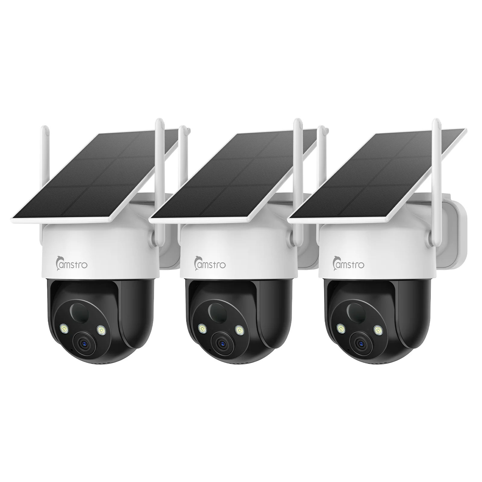 4G LTE Cellular Solar Security Camera Wireless Outdoor, 2K Camera No WiFi Needed with SIM Card, 360° Full View, PIR Motion Detection & Siren, 2-Way Audio, Colour Night Vision, IP66 Waterproof - Image 6