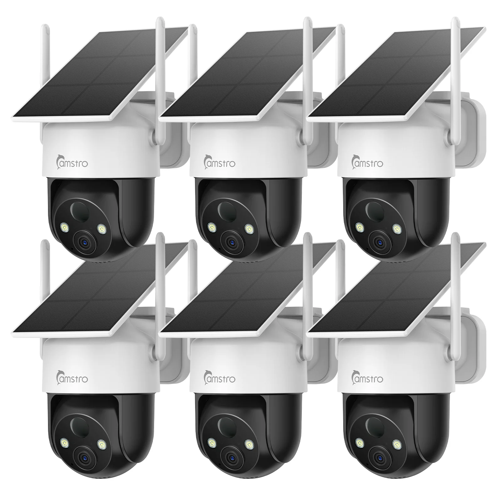 4G LTE Cellular Solar Security Camera Wireless Outdoor, 2K Camera No WiFi Needed with SIM Card, 360° Full View, PIR Motion Detection & Siren, 2-Way Audio, Colour Night Vision, IP66 Waterproof - Image 8