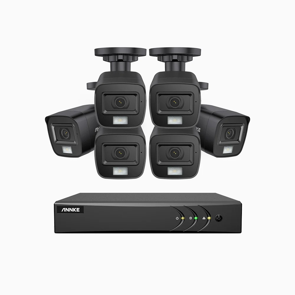 ADLK500 - 3K 8 Channel 6 Dual Light Cameras Wired Security System, Color & IR Night Vision, 3072*1728 Resolution, f/1.2 Super Aperture, 4-in-1 Output Signal, Built-in Microphone, IP67 - Image 3