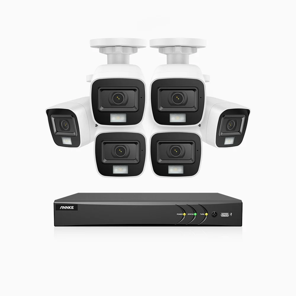 ADLK800 - 4K 8 Channel 6 Dual Light Wired CCTV Security System, Color & IR Night Vision, 3840x2160@20fps, f/1.6 Super Aperture, 4-in-1 Output Signal, IP67 - Image 2