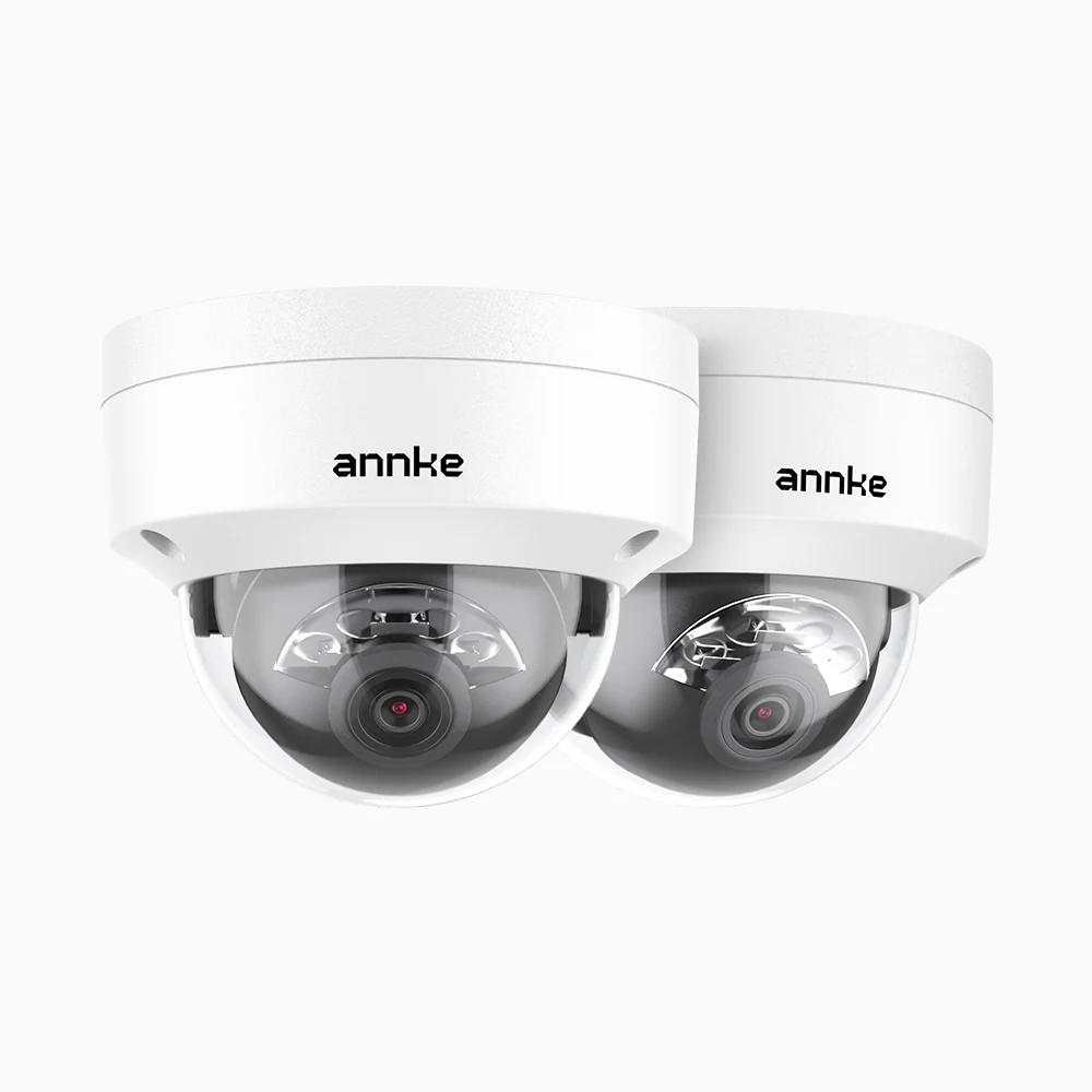 C800 - 2PCS 4K Outdoor PoE IP Security Camera, Human & Vehicle Detection, Color & IR Night Vision, Built-in Microphone & SD Card Slot, RTSP Supported - Image 3
