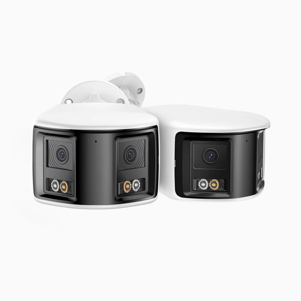 2-Pack FCD600 6MP UHD Dual-Lens Outdoor PoE Security Camera, 180° Panoramic View, Smart Dual Light Night Vision, Two-Way Audio, Active Siren & Alarm, Human & Vehicle Detection, IP67 - Image 3