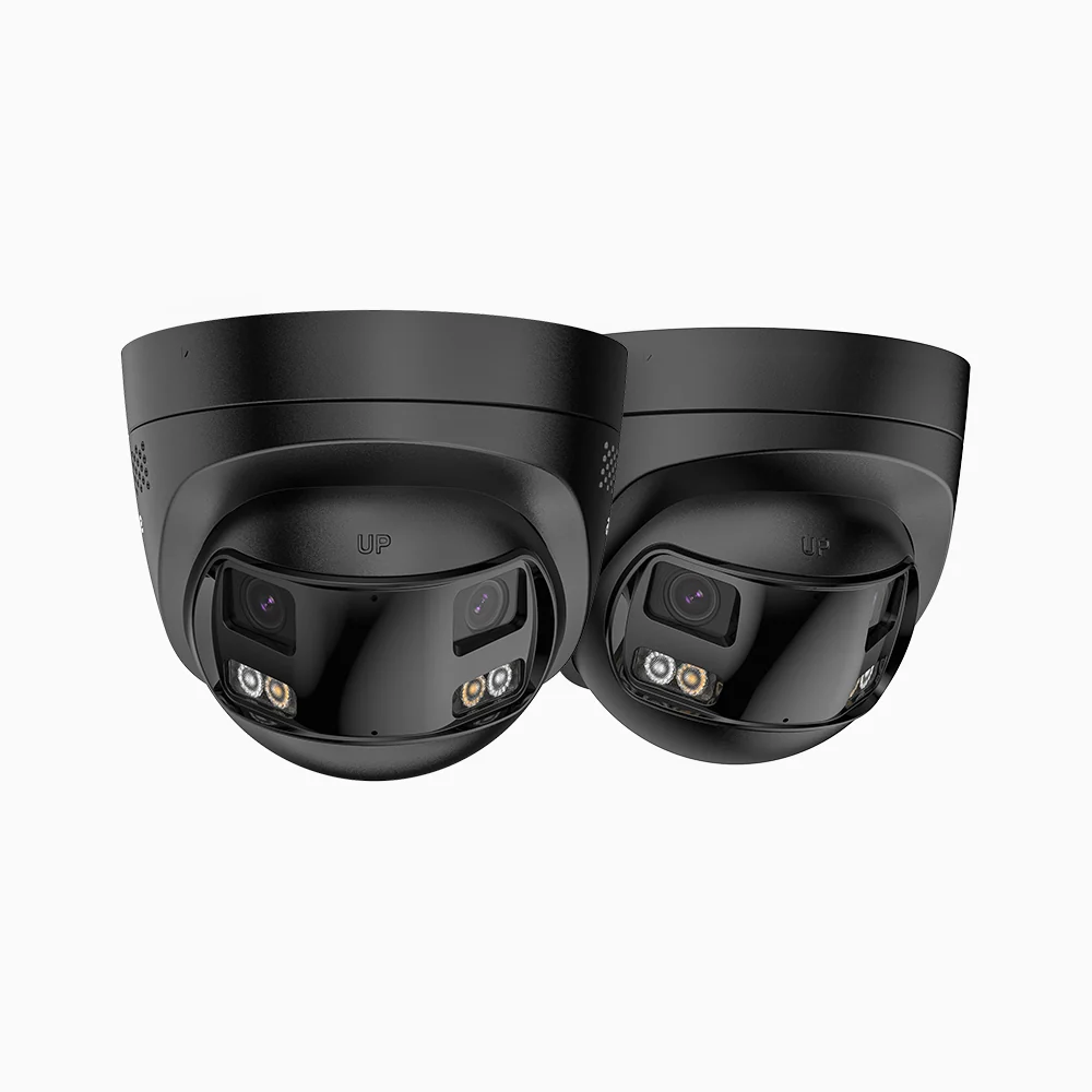 FCD800 - 2-Pack 4K 8MP Seamless Dual-Lens Outdoor PoE Security Camera, 77° Vertical FOV, 180° Panoramic Coverage, Smart Color Night Vision & Active Deterrence, Two-Way Audio - Image 5