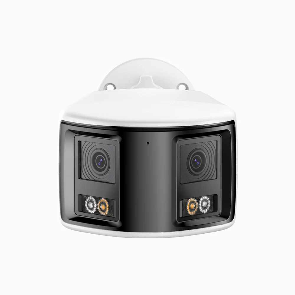 FCD800 - 4K 8MP Seamless Dual-Lens Outdoor PoE Security Camera, 77° Vertical FOV, 180° Panoramic Coverage, Smart Color Night Vision & Active Deterrence, Two-Way Audio - Image 3