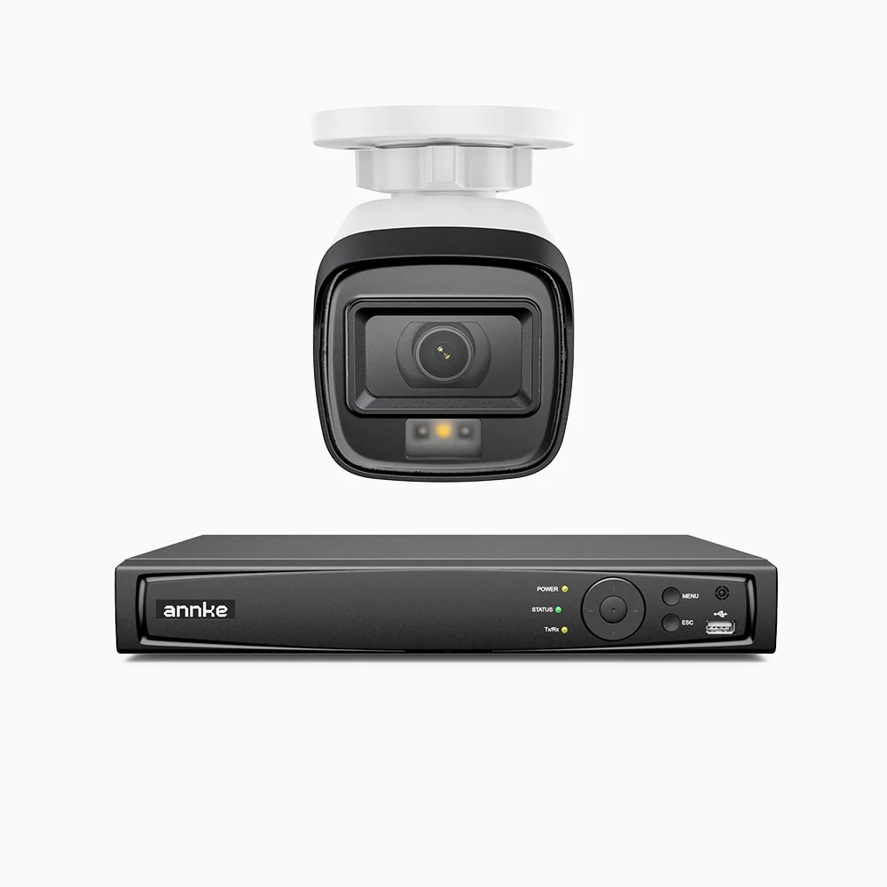H500 - 3K Super HD 4 Channel 1 Cameras PoE Security System, Color & IR Night Vision, 3072 × 1728 @ 20fps, Smart Human & Vehicle Detection, Built-in Microphone, IP67 - Image 3