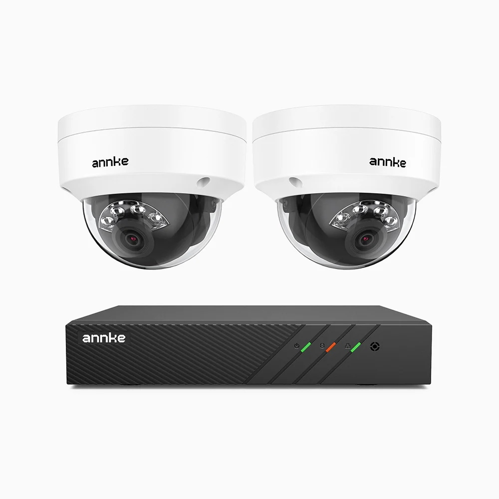H500 - 3K Super HD 8 Channel 2 Cameras PoE Security System, Color & IR Night Vision, 3072 × 1728 @ 20fps, Smart Human & Vehicle Detection, Built-in Microphone, IP67 - Image 3