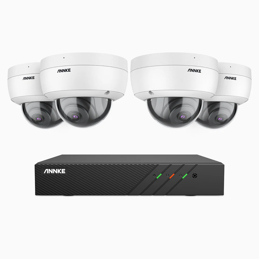 H500 - 3K Super HD 8 Channel 4 Cameras PoE Security System, Color & IR Night Vision, 3072 × 1728 @ 20fps, Smart Human & Vehicle Detection, Built-in Microphone, IP67 - Image 3