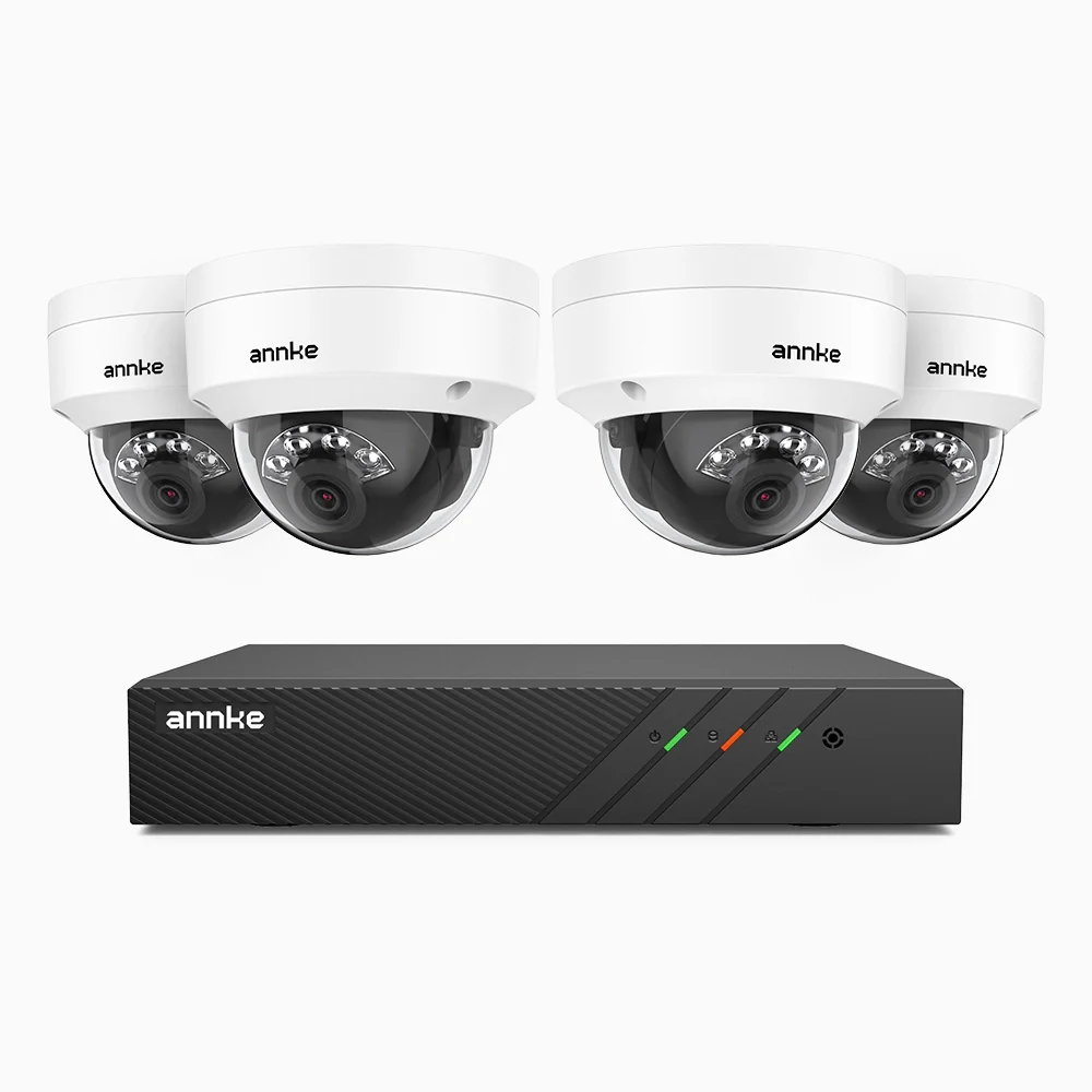 H500 - 3K Super HD 8 Channel 4 Cameras PoE Security System, Color & IR Night Vision, 3072 × 1728 @ 20fps, Smart Human & Vehicle Detection, Built-in Microphone, IP67 - Image 4