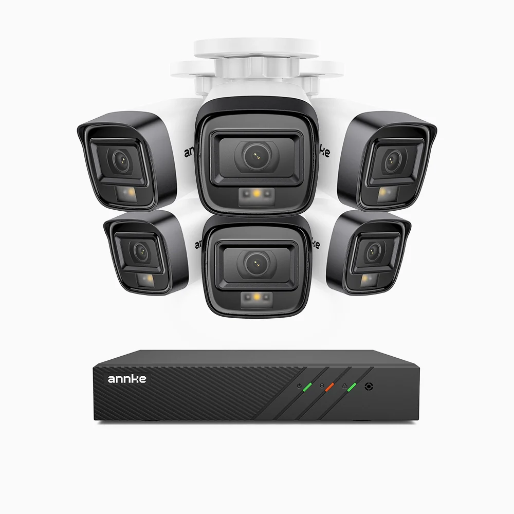 H500 - 3K Super HD 8 Channel 6 Cameras PoE Security System, Color & IR Night Vision, 3072 × 1728 @ 20fps, Smart Human & Vehicle Detection, Built-in Microphone, IP67 - Image 3