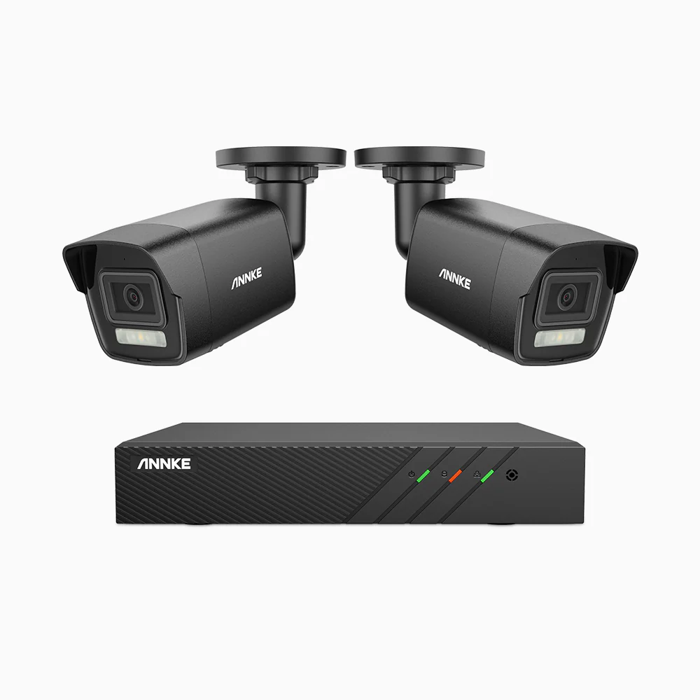 H500P - 3K 8 Channel 2 Cameras PoE Security System, Color & IR Night Vision, 3072 X 1728 @ 20fps, Human & Vehicle Detection, Two-Way Audio, IP67 - Image 3