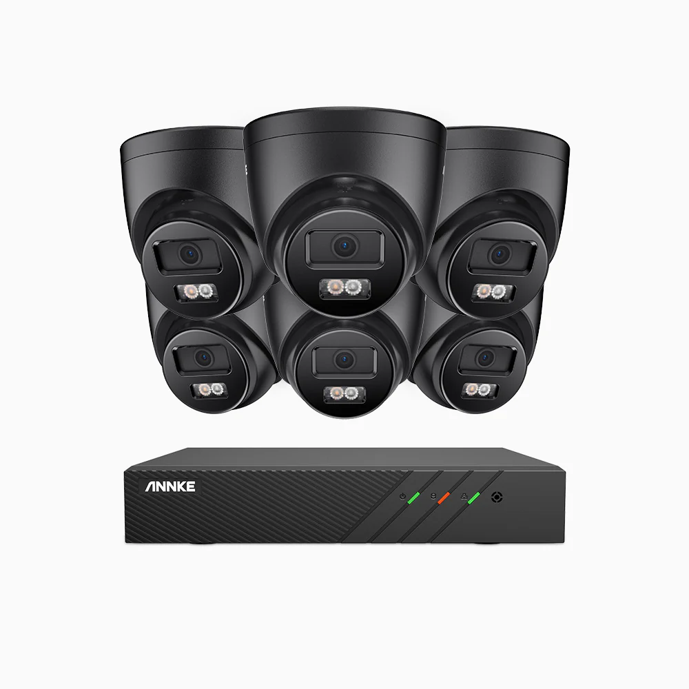 H500P - 3K 8 Channel 6 Cameras PoE Security System, Color & IR Night Vision, 3072 X 1728 @ 20fps, Human & Vehicle Detection, Two-Way Audio, IP67 - Image 3