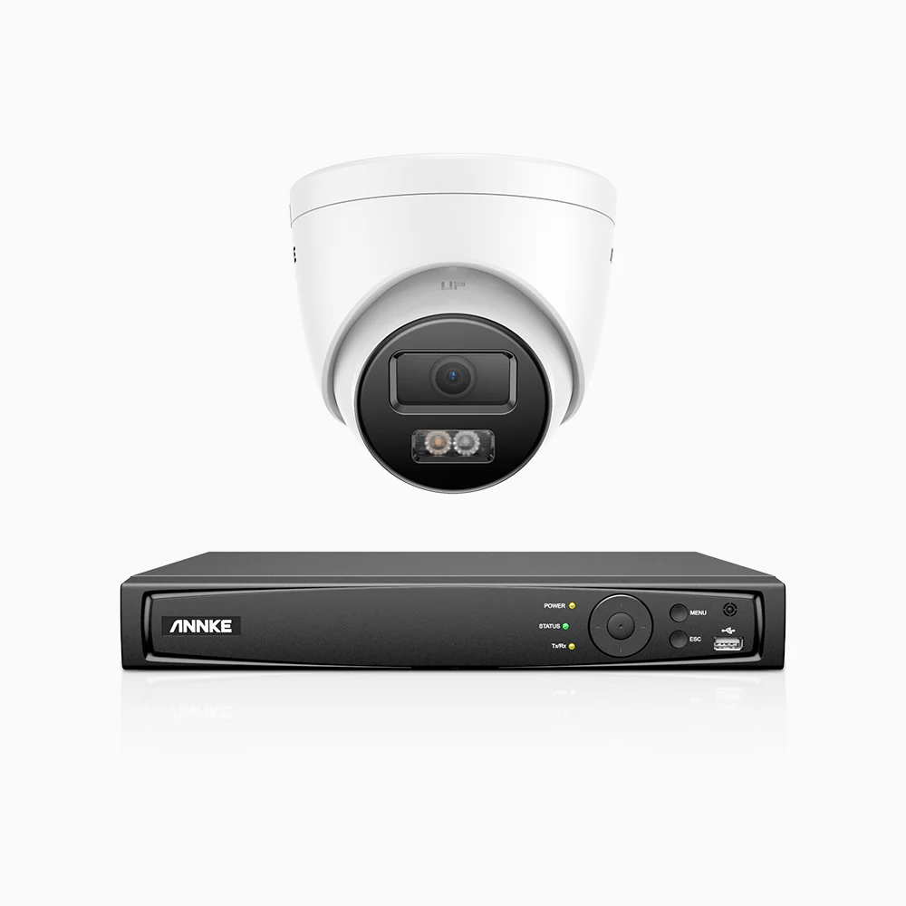 H800 - 4K 4 Channel 1 Camera PoE Security System, Human & Vehicle Detection, Color & IR Night Vision, Built-in Mic, RTSP Supported - Image 2