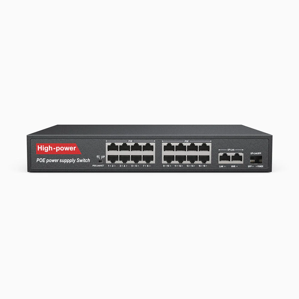 H800 - 4K 32 Channel PoE Security System with 6 Bullet & 14 Turret Cameras, Human & Vehicle Detection, Color & IR Night Vision, Built-in Mic, RTSP Supported, 16-Port PoE Switch Included - Image 2