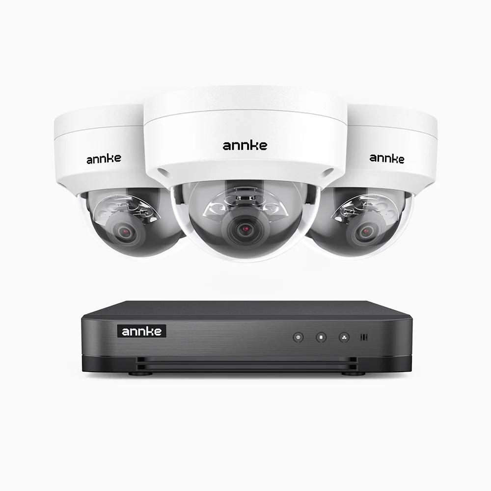 H800 - 4K 8 Channel 3 Cameras PoE Security System, Human & Vehicle Detection, Built-in Mic & SD Card Slot, Color & IR Night Vision, RTSP Supported - Image 3