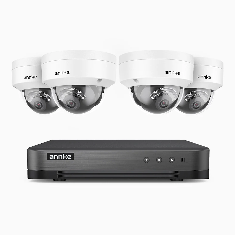 H800 - 4K 8 Channel 4 Cameras PoE Security System, Human & Vehicle Detection, Built-in Micphone, Color & IR Night Vision, RTSP Supported - Image 3