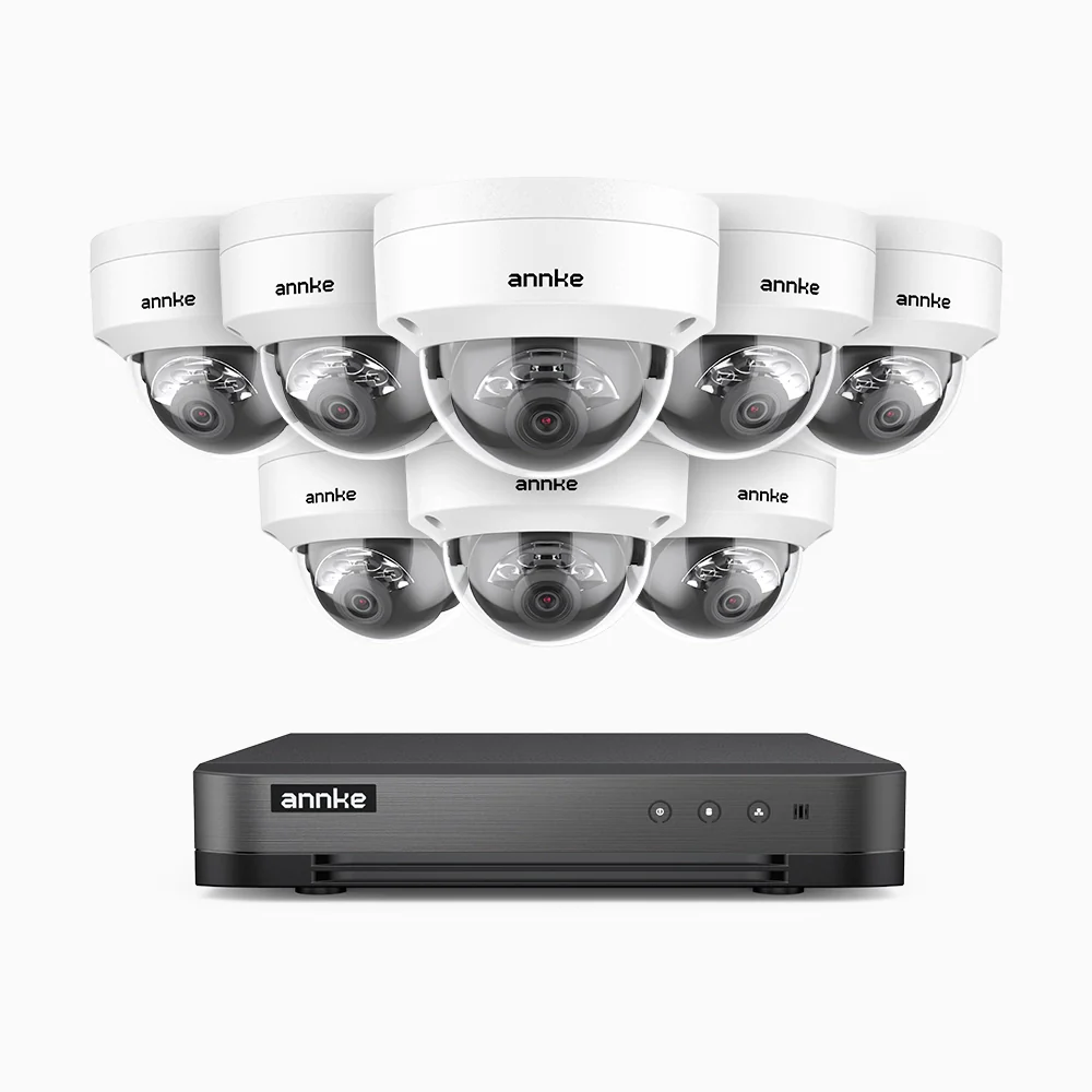 H800 - 4K 8 Channel 8 Cameras PoE Security System, Human & Vehicle Detection, Built-in Micphone, Color & IR Night Vision, RTSP Supported - Image 3
