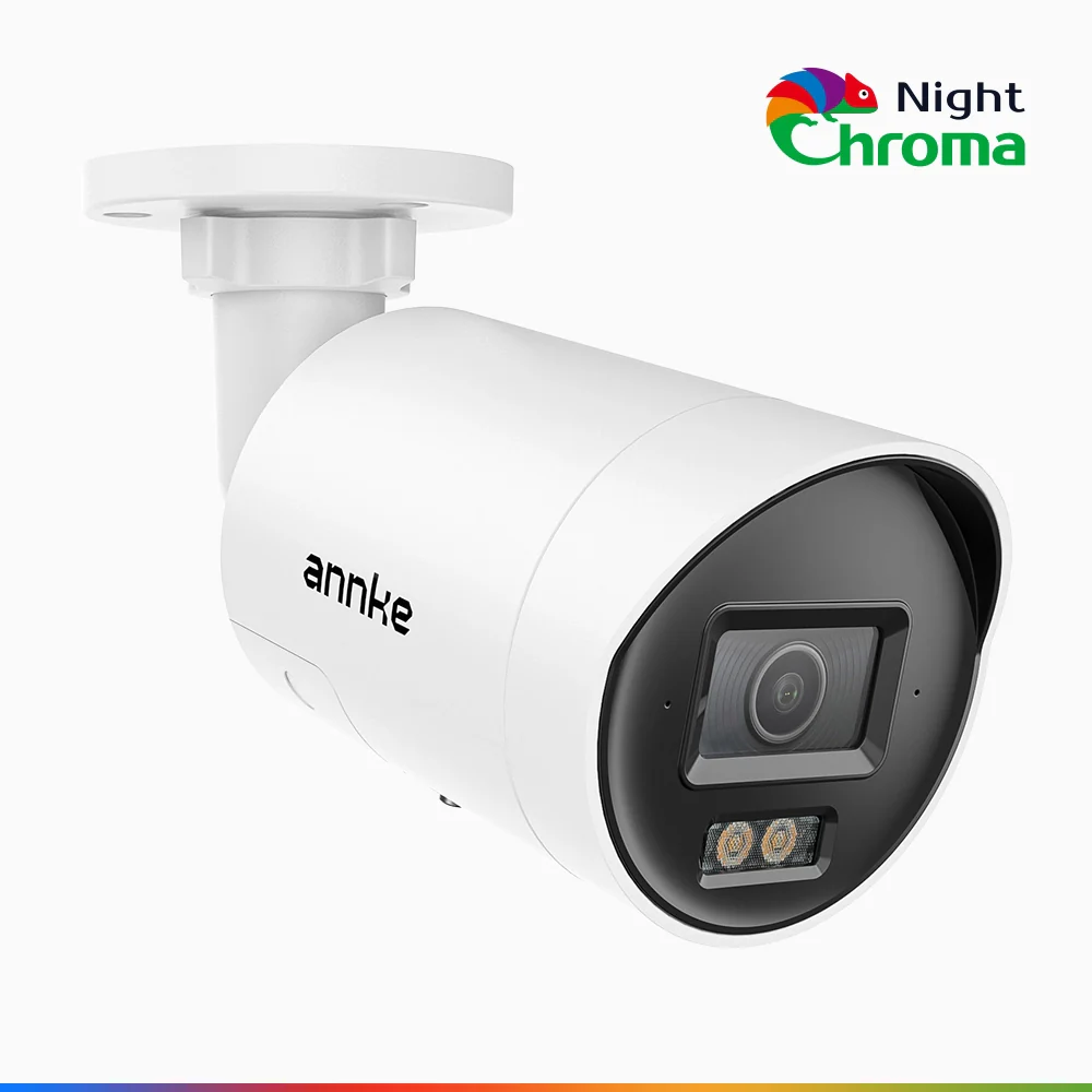 NightChroma<sup>TM</sup> NC800 - 4K Outdoor PoE Security Camera, Acme Color Night Vision, f/1.0 Super Aperture (0.0005 Lux), Human & Vehicle Detection, Intelligent Behavior Analysis, Built-in Microphone, All-Metal Housing - Image 3
