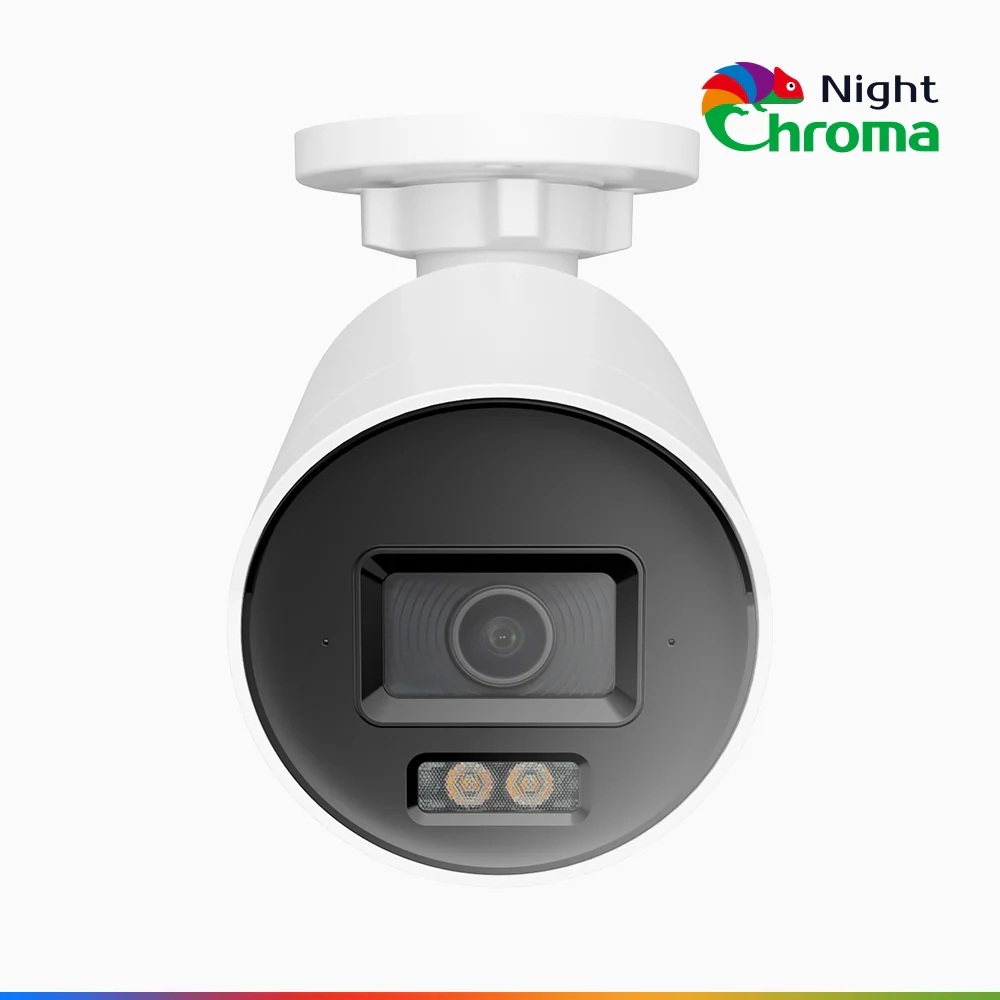 NightChroma<sup>TM</sup> NC800 - 4K Outdoor PoE Security Camera, Acme Color Night Vision, f/1.0 Super Aperture (0.0005 Lux), Human & Vehicle Detection, Intelligent Behavior Analysis, Built-in Microphone, All-Metal Housing - Image 4