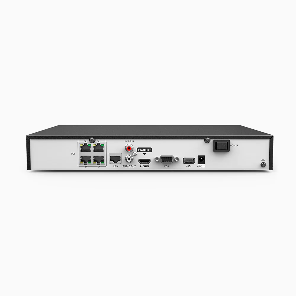 NR48 - 4K 4 Channel H.265+ PoE NVR, Motion Detection, RTSP Supported - Image 2