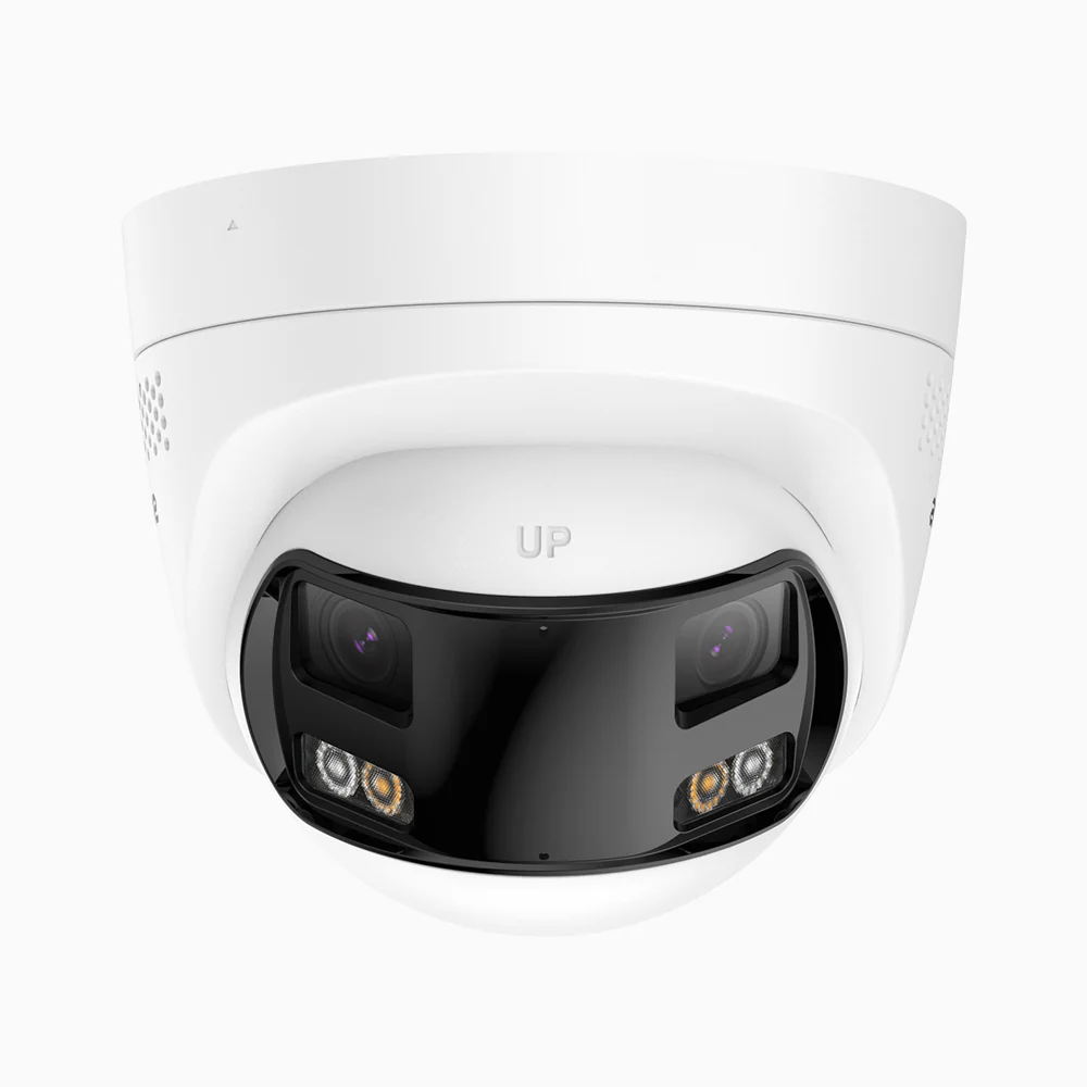 test-FCD800 - 4K 8MP Seamless Dual-Lens Outdoor PoE Security Camera, 77° Vertical FOV, 180° Panoramic Coverage, Smart Color Night Vision & Active Deterrence, Two-Way Audio