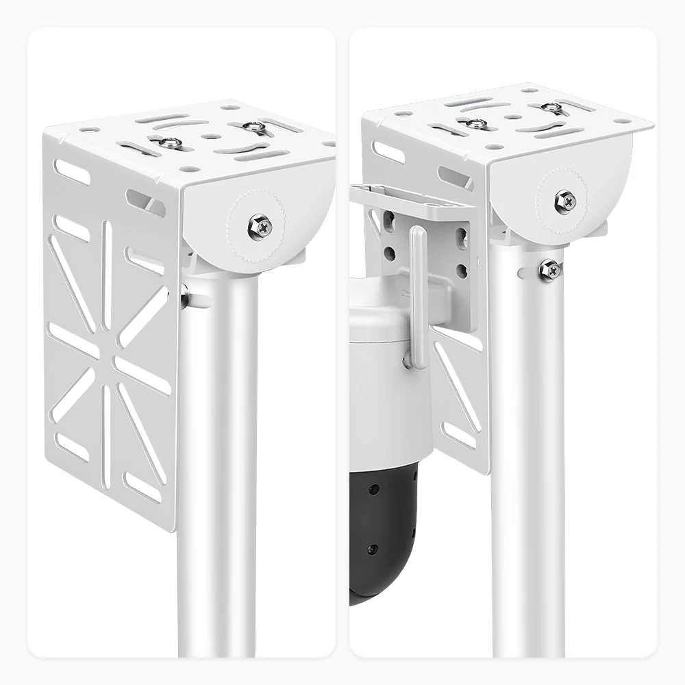 Security Camera Mount Bracket, Heavy-Duty Metal, Wall / Ceiling Mount for Turret & Dome & Bullet Cameras, Compatible with Conventional Security Camera - Image 12