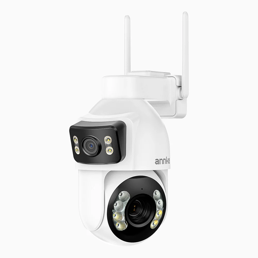 WCD1012 - 10MP UHD Dual-Lens Outdoor Wireless WiFi PTZ Security Camera, 360° Panoramic View, 12X Optical Zoom, Smart Dual Light Night Vision, Two-Way Audio, 270° Pan & 90° Tilt, Cloud & Max. 256 GB Local Storage, Works with Alexa - Image 2